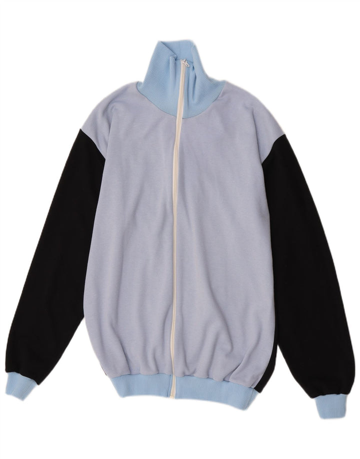 Apart Herren-Trainingsanzug-Oberjacke, EU 52, Größe L, Blau, Farbblock