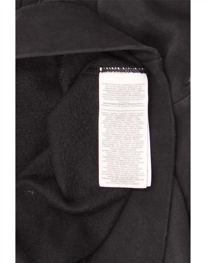 Nike Herren-Kapuzenpullover mit Grafik, Größe S, Schwarz, Baumwolle