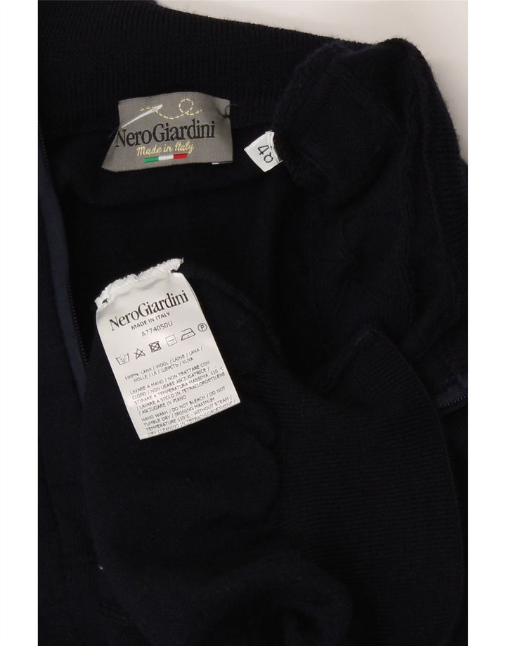 Herren-Pullover mit Reißverschluss am Hals, Größe 48, mittelgroß