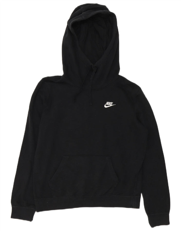 Nike Herren-Hoodie-Pullover aus mittelschwarzer Baumwolle