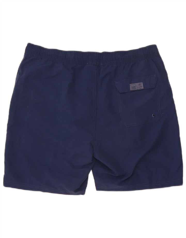 Izod Herren-Badeshorts mit schmaler Passform, groß, marineblau, Polyester