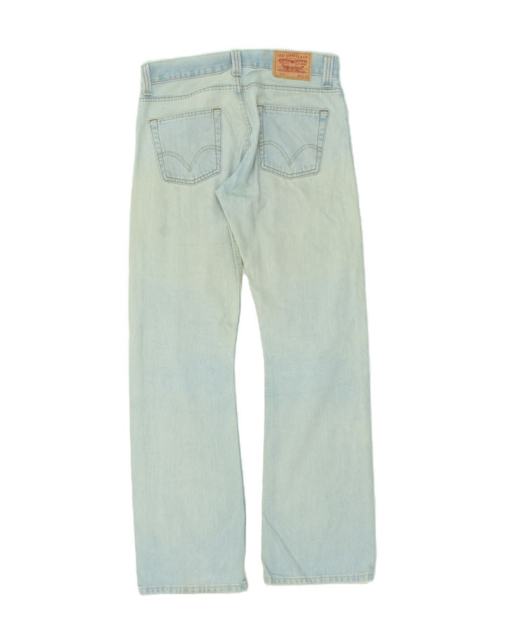 LEVI'S Herren 512 Bootcut Jeans W33 L34 Blaue Baumwolle