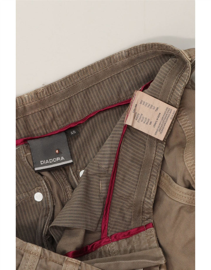 Diadora Herren Cargoshorts IT 48 Medium W34 Beige Baumwolle