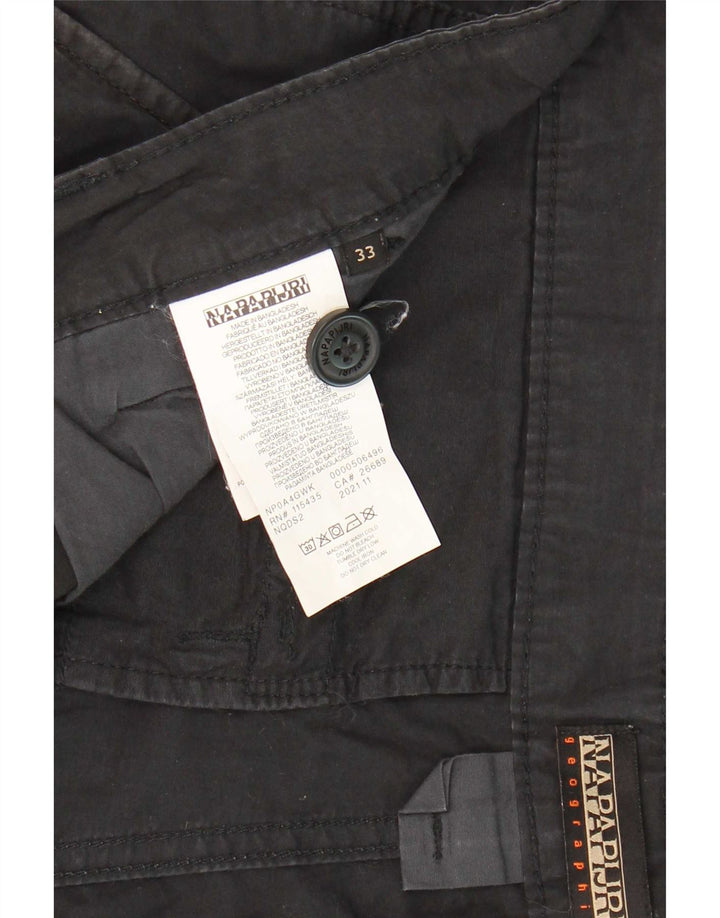 Napapijri Herren Geographic Cargo Shorts W33 Medium Marineblau Baumwolle