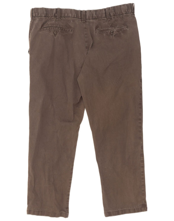 Marks & Spencer Herren Blue Harbour Gerade Chinohose W40 L29 Grau