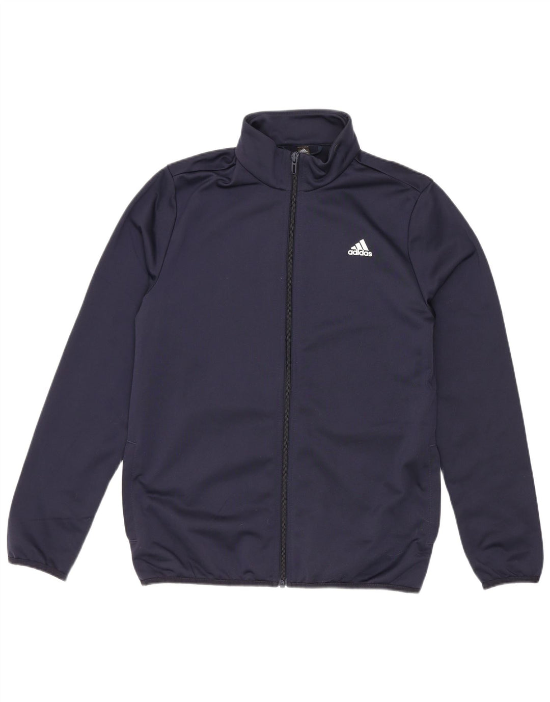 Adidas Jungen Grafik-Trainingsanzug-Top-Jacke, 13–14 Jahre, marineblaues Polyester