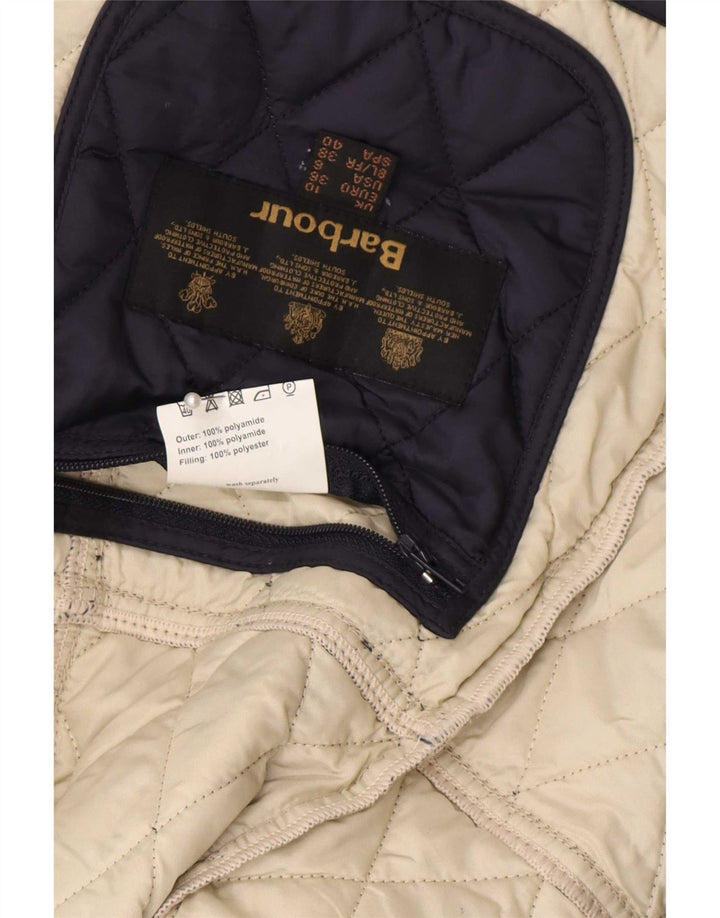 Barbour Damen Steppjacke UK 01 Small Marineblau Polyamid