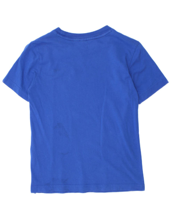 Adidas Jungen Graphic T-Shirt Top 9–10 Jahre, blaue Baumwolle