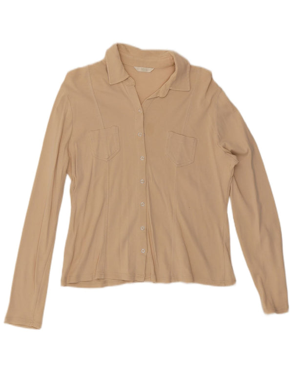 Marks & Spencer Damen Hemdbluse UK 14 Medium Beige