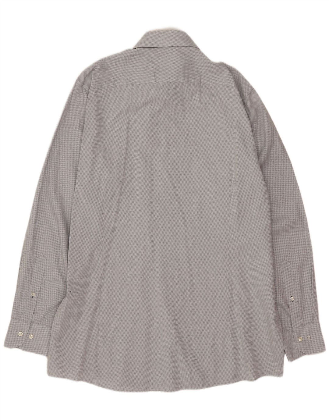 PIERRE CARDIN Herrenhemd Größe 43 XL Blau gepunktet