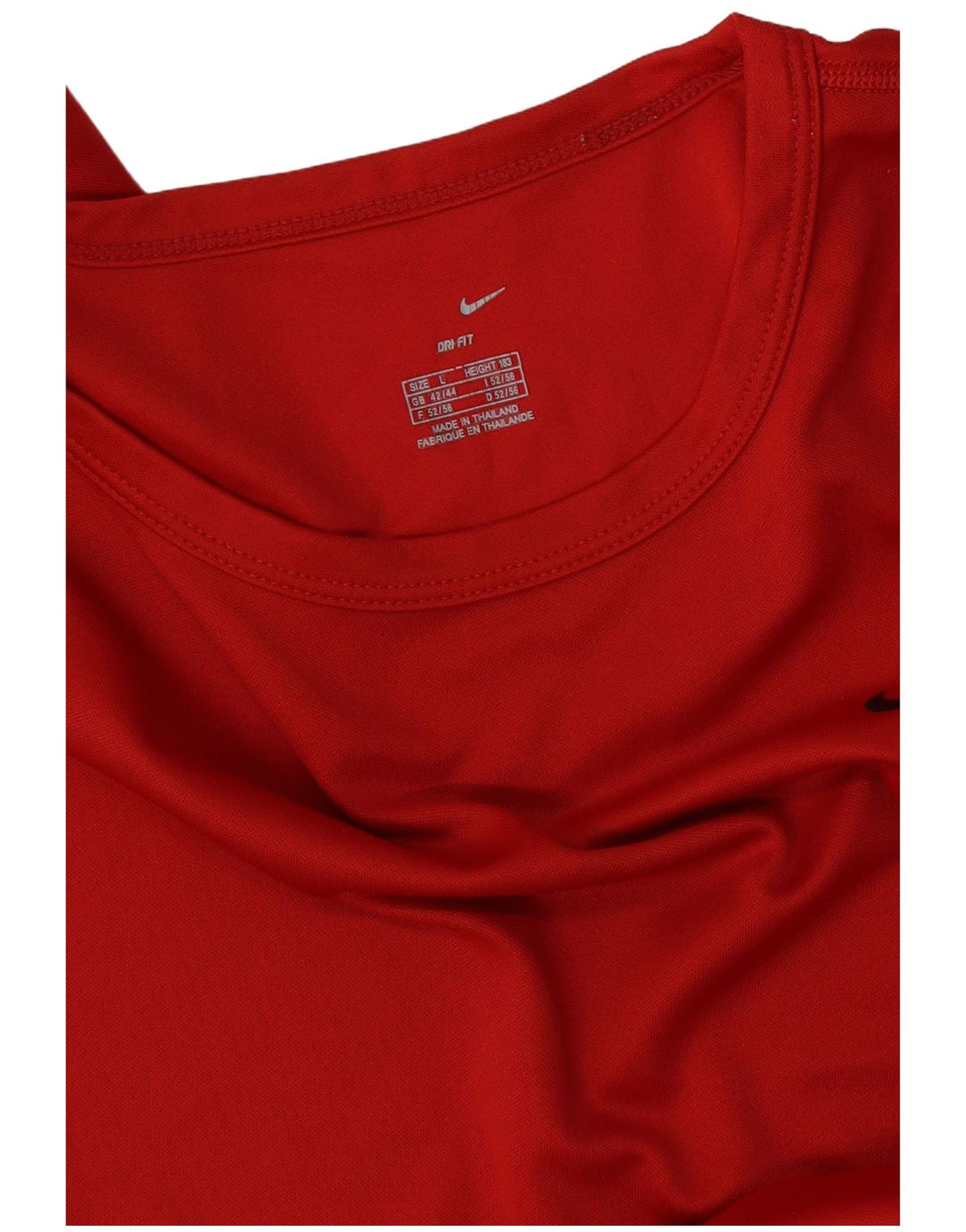 Nike Herren Dri Fit T-Shirt Top Large Rot