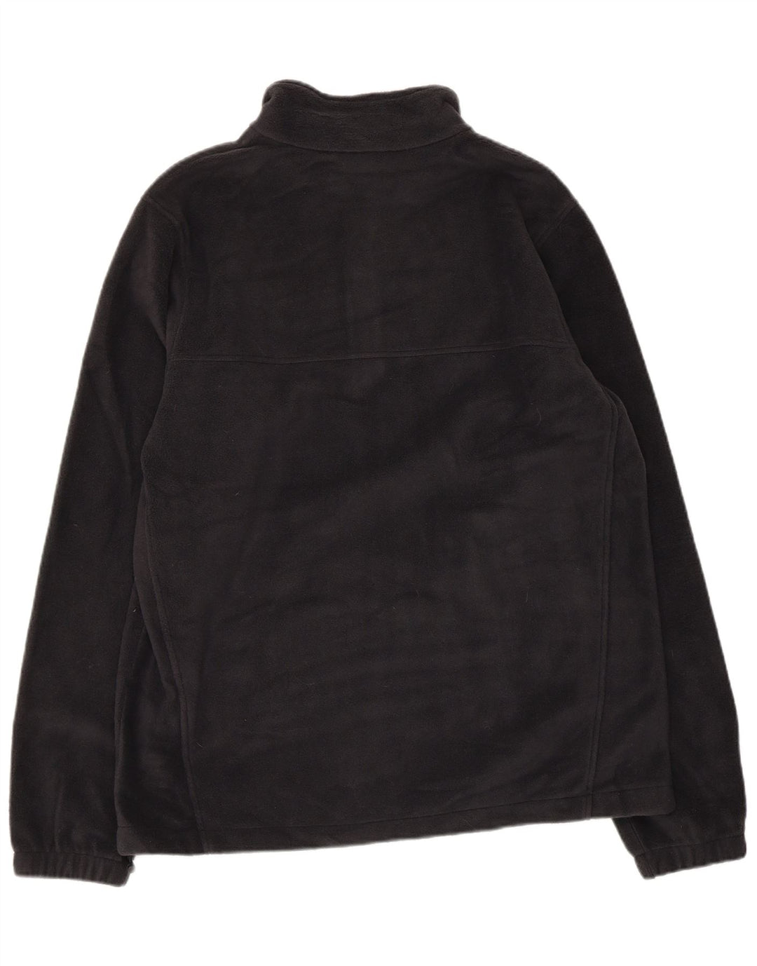 COLUMBIA Herren Crawford Fleecepullover mit Reißverschluss am Hals, Mittelschwarzes Polyester