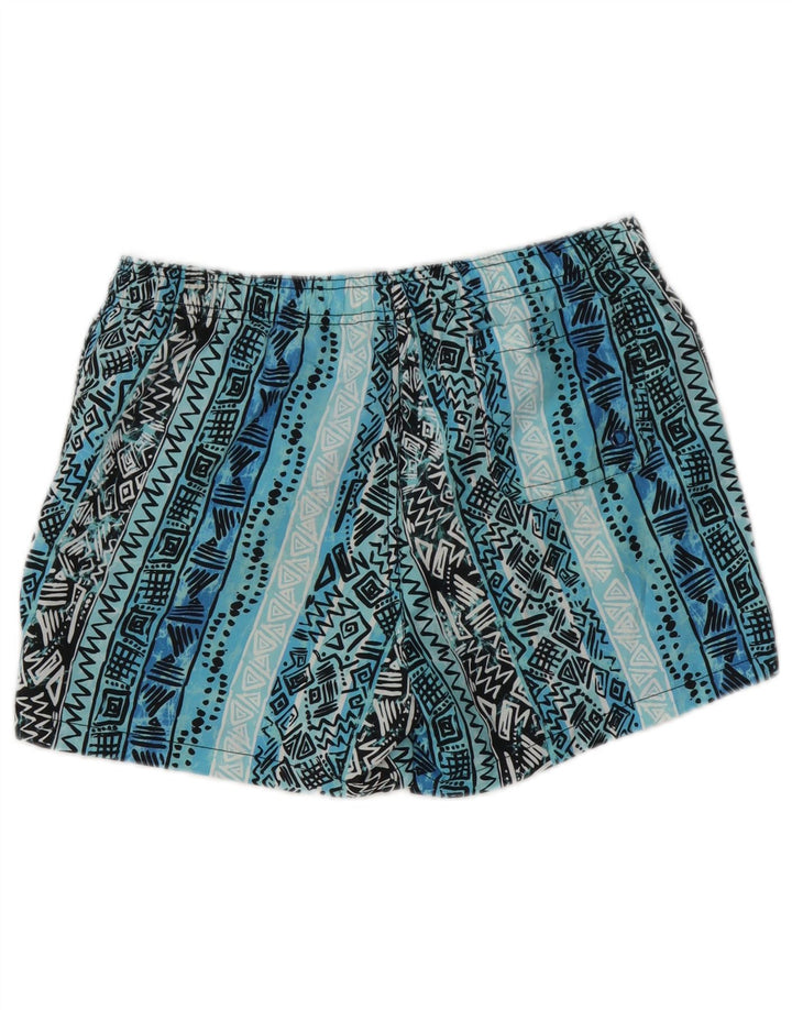 Maui and Sons Herren-Badeshorts, klein, blau, geometrisch, Polyester