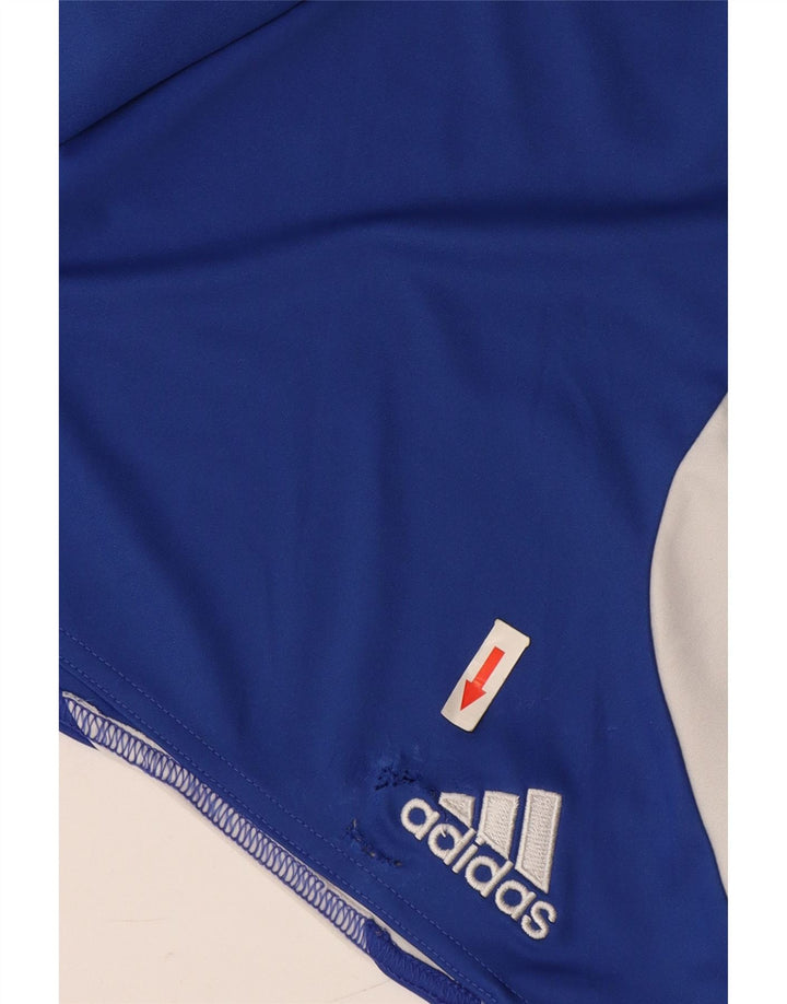 Adidas Herren Climalite Sport Shorts Mittelblaues Colourblock-Polyester