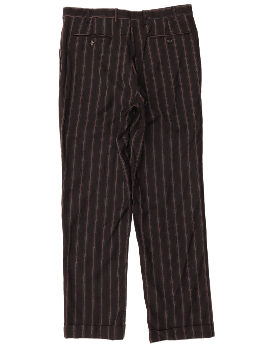 PAL ZILERI 2-teiliger Herrenanzug mit 3 Knöpfen, IT 50, Größe L, W34, L33, Schwarz gestreift