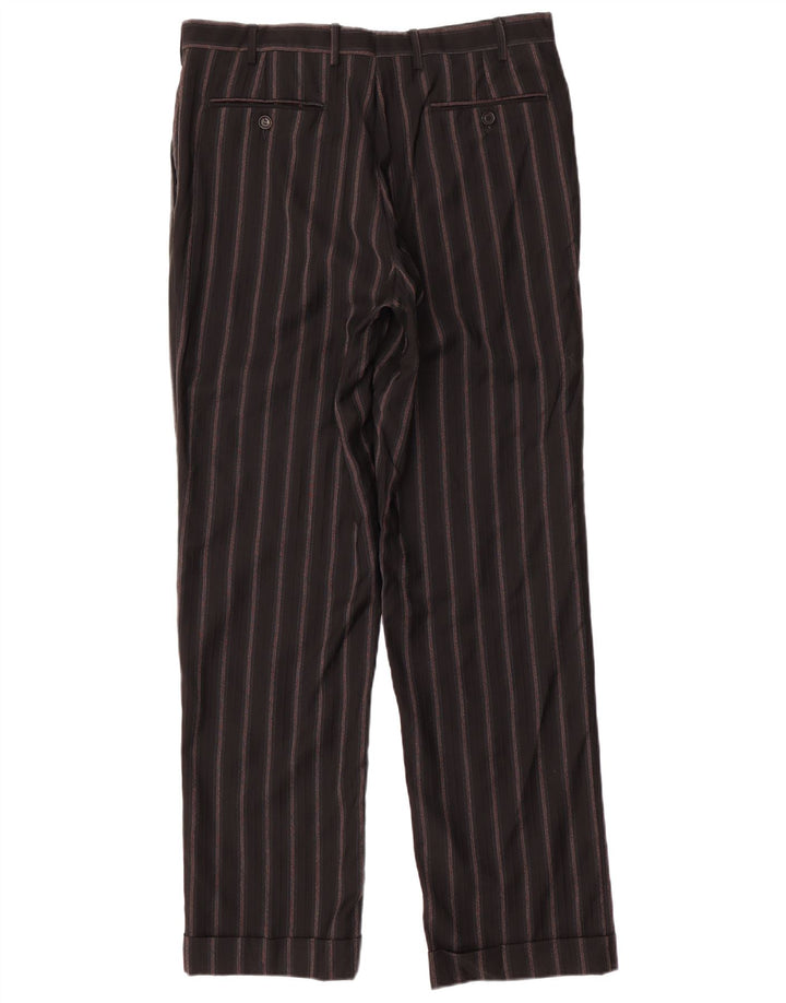 PAL ZILERI 2-teiliger Herrenanzug mit 3 Knöpfen, IT 50, Größe L, W34, L33, Schwarz gestreift