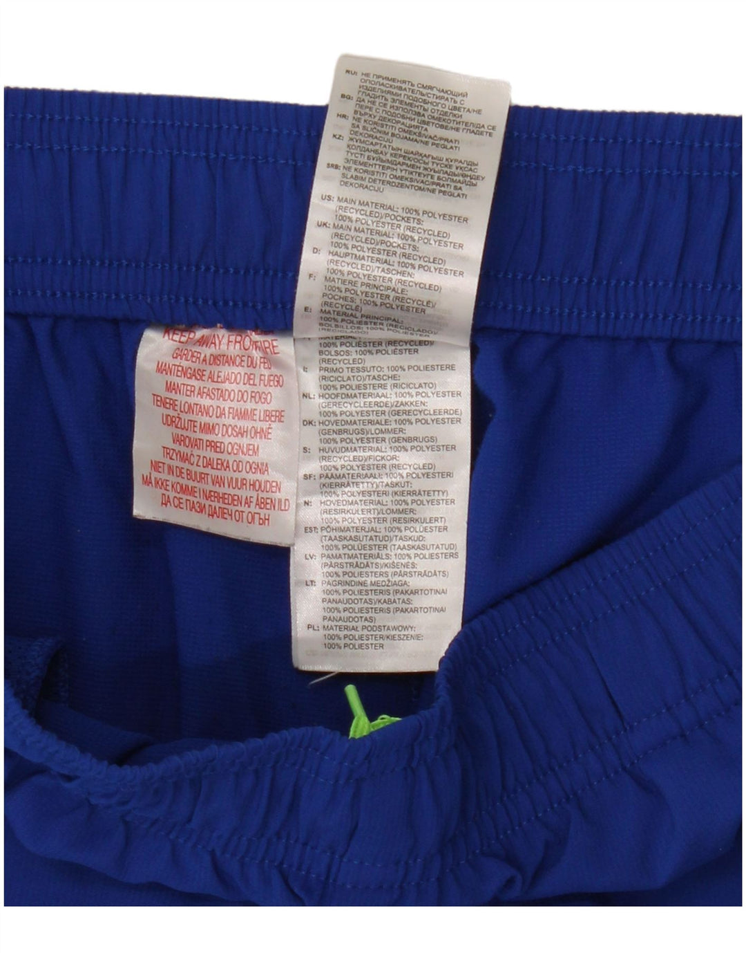 Adidas Jungen Sportshorts 15-16 Jahre Blaues Polyester