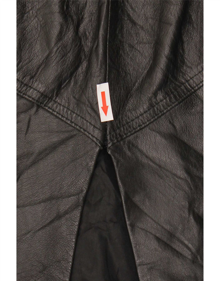 La Cordee Damen Lederrock Medium W30 Schwarz
