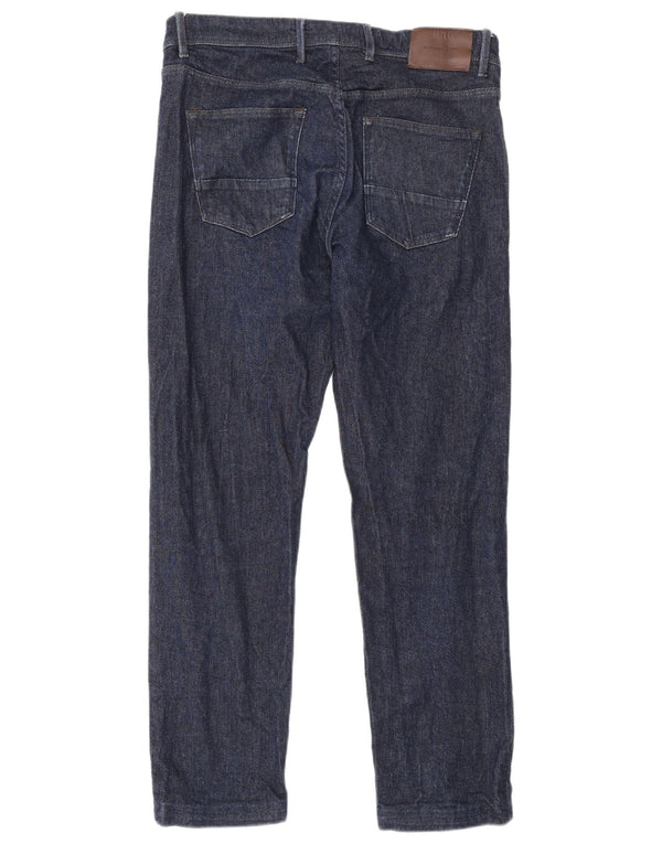 Massimo Dutti Herren Slim Jeans EU 40 Medium W31 L28 Marineblau Baumwolle