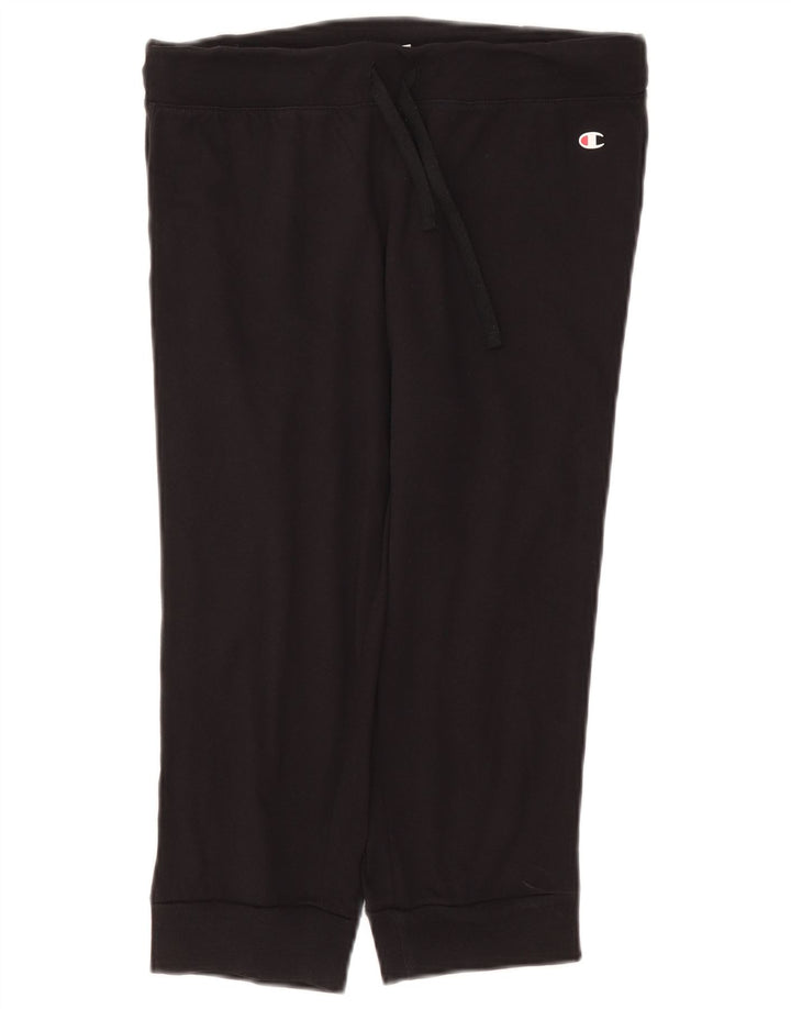 Champion Damen Bermuda Sport Shorts UK 14 Large Schwarz