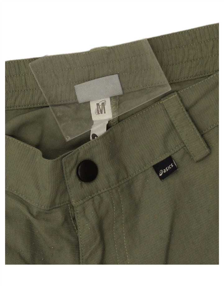Asics Damen Cargo-Shorts Medium W28 Khaki Polyamid