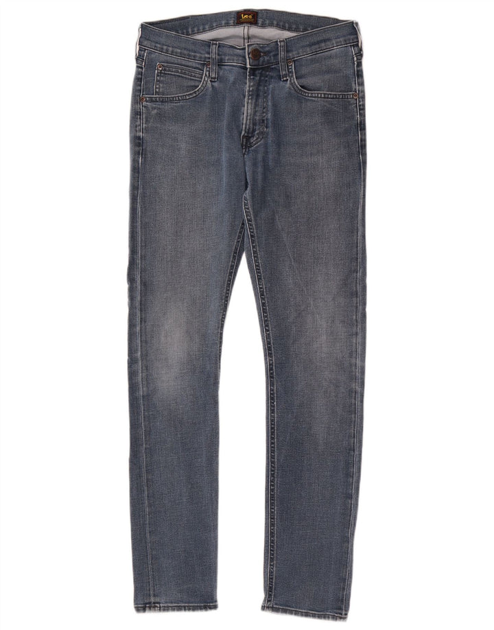 Lee Herren Luke Slim Jeans W30 L32 Blaue Baumwolle