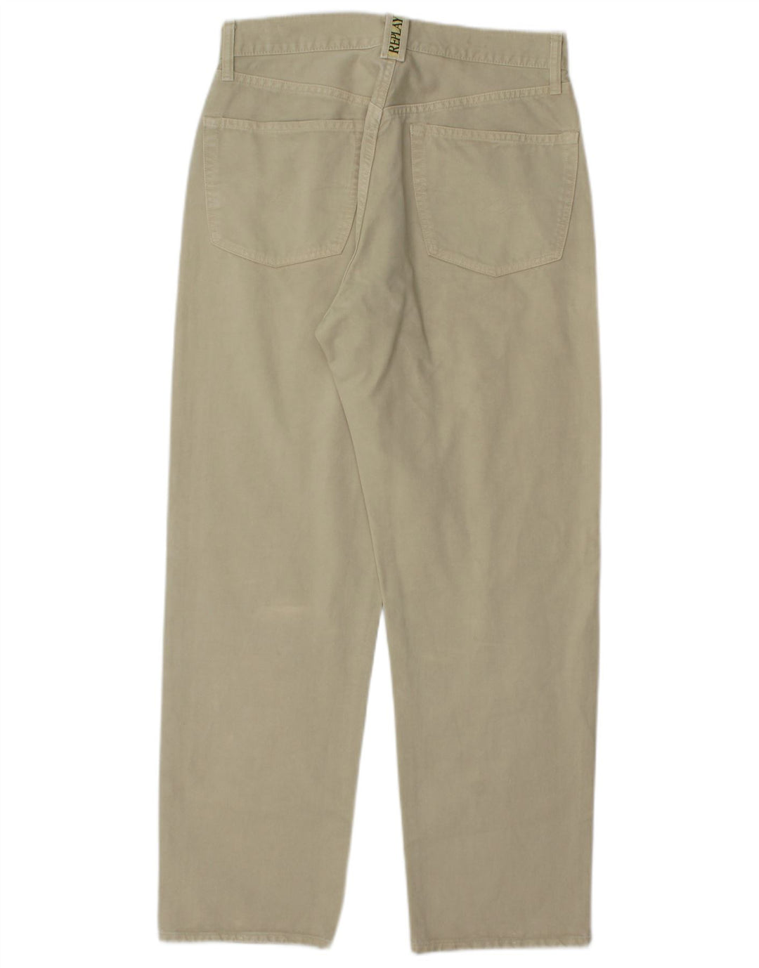 REPLAY Herren-Freizeithose, konisch zulaufend, W31, L30, Khaki, Baumwolle