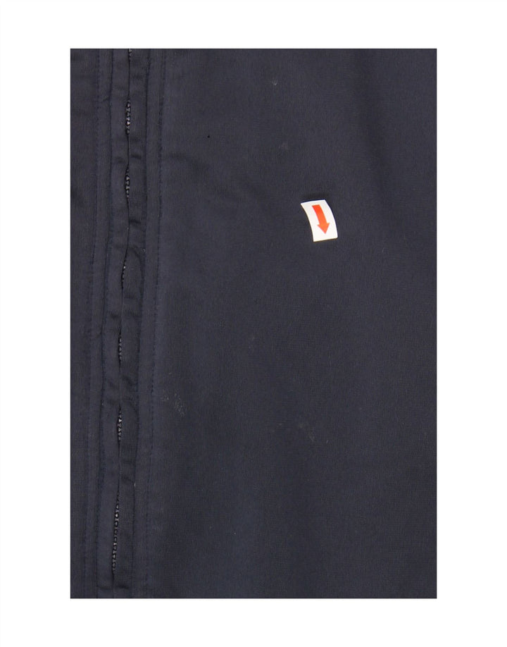 LOTTO Mens Graphic Tracksuit Top Jacket Large Navy Blue Colourblock Vintage Lotto and Second-Hand Lotto from Messina Hembry 