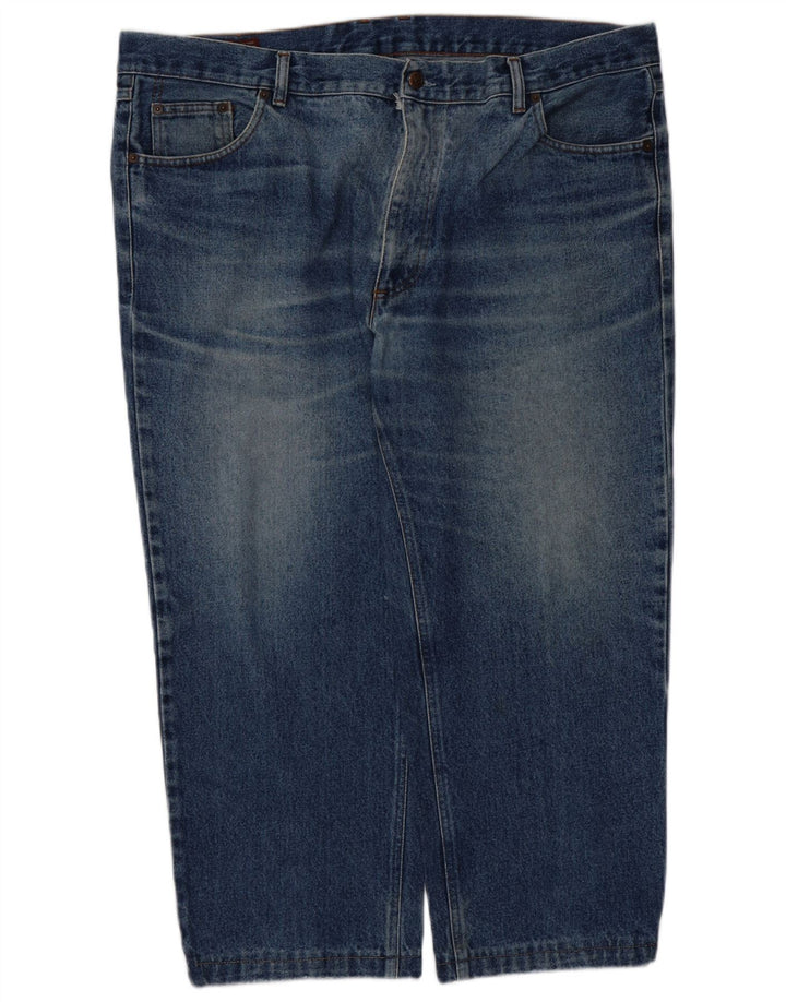 Marlboro Classics Herren-Capri-Jeans, W44, L25, blaue Baumwolle