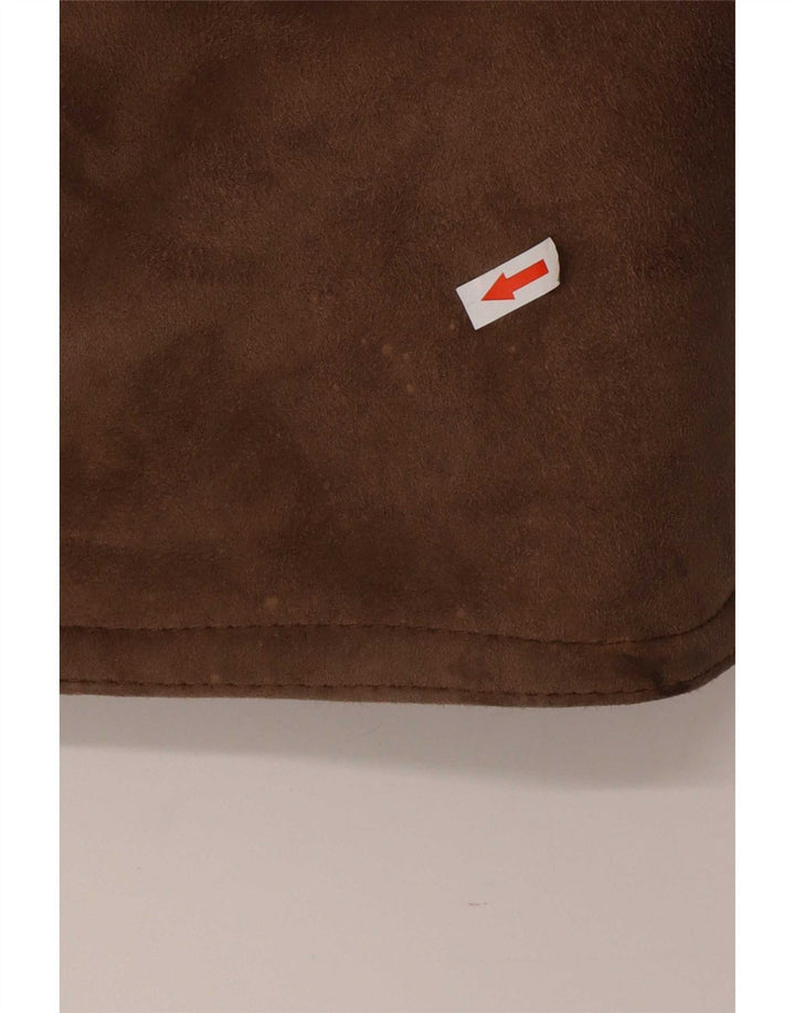 Carieri&Carieri Herren Shearling Mantel IT 46 Small Brown