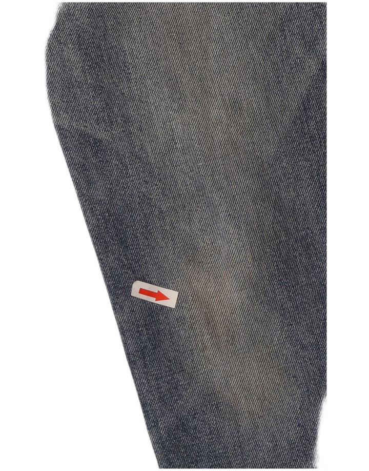 Lee Herren Straight Jeans W32 L30 Blaue Baumwolle