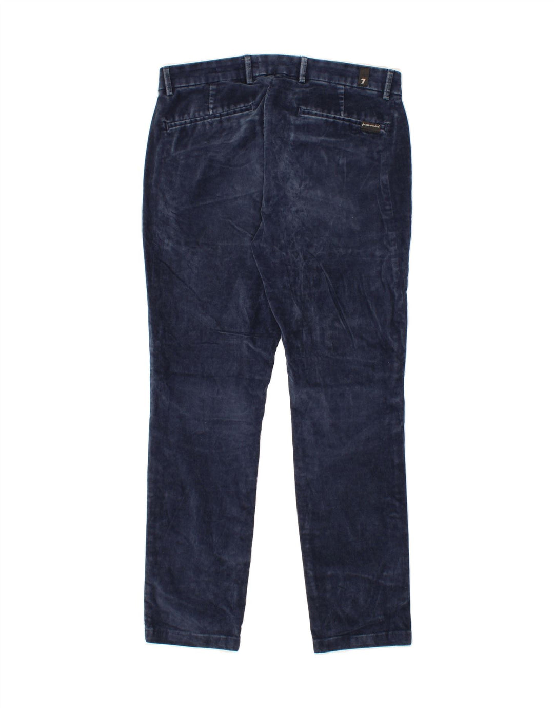 7 FOR ALL MANKIND Womens Slim Jeans W32 L30 Navy Blue Cotton Vintage 7 For All Mankind and Second-Hand 7 For All Mankind from Messina Hembry 