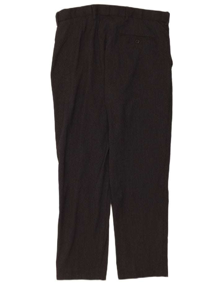 Gerade Herren-Chinohose von Marks & Spencer, W32, L29, Grau meliert