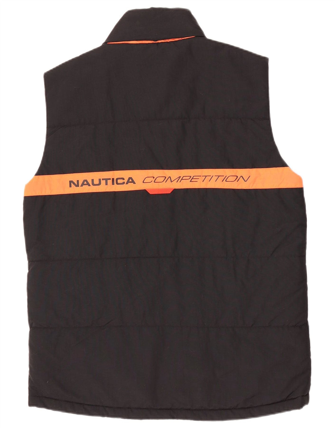 Nautica Herren-Weste mit Kapuze, gepolstert, UK 38, mittelschwarz