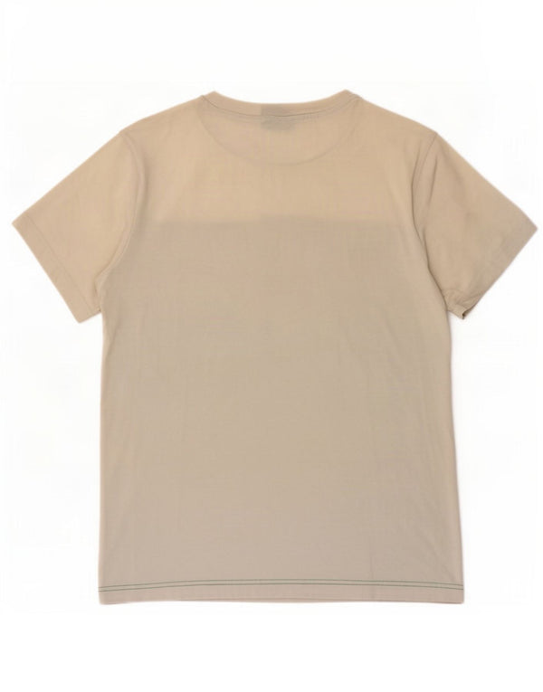 Champion Herren-T-Shirt mit Grafik, Größe S, gebrochenes Weiß, Farbblock