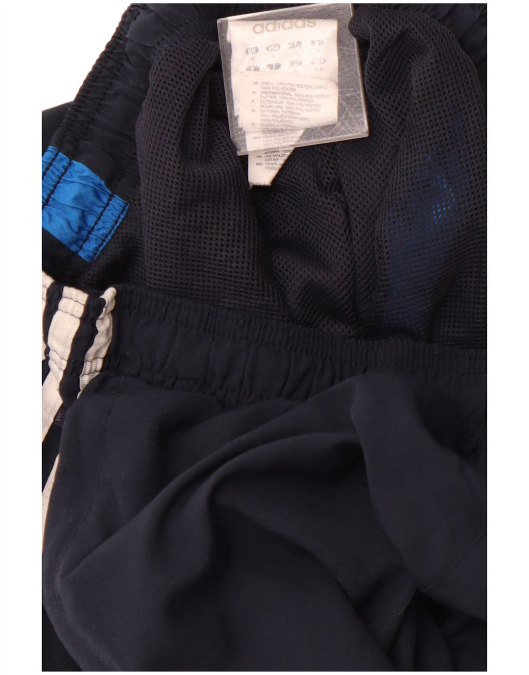 ADIDAS Herren-Trainingshose, Jogginghose, mittelgroß, Marineblau, Farbblock