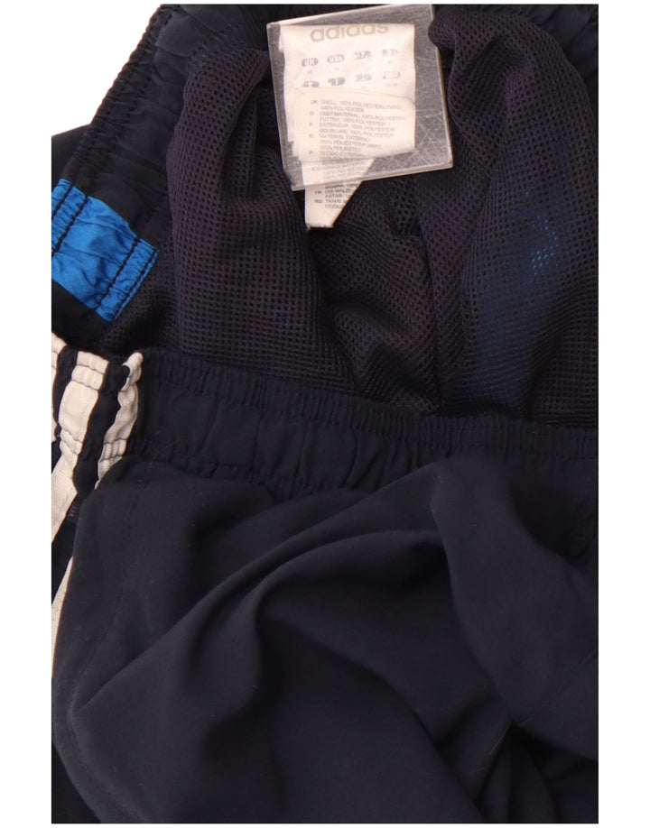 ADIDAS Herren-Trainingshose, Jogginghose, mittelgroß, Marineblau, Farbblock