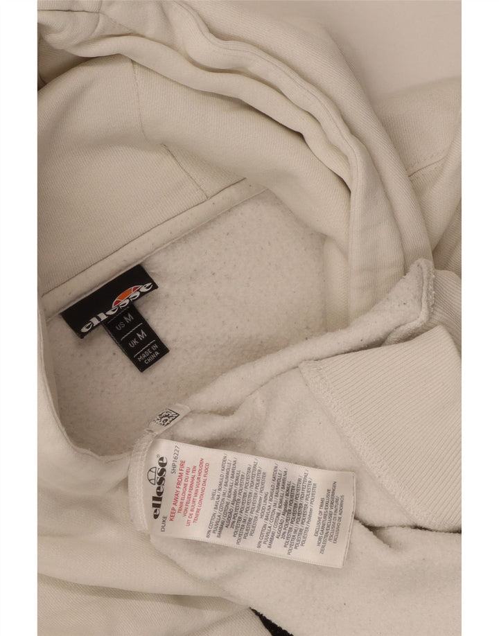 Ellesse Herren Duke Graphic Kapuzenpullover Mittelweiße Baumwolle