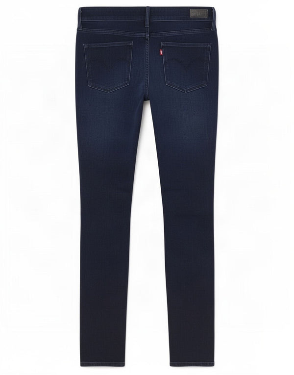 Levi's Damen Slight Curve Mid Rise Slim Jeans W30 L34 Marineblau
