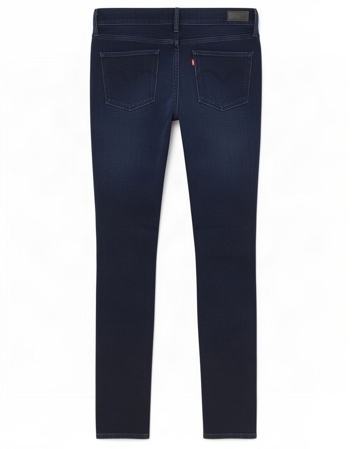 Levi's Damen Slight Curve Mid Rise Slim Jeans W30 L34 Marineblau
