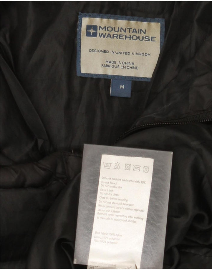 Mountain Warehouse Wattierte Herrenjacke, UK 38, Mittelschwarzes Nylon