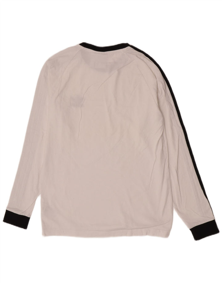 Adidas Herren Regular Top Langarm Mittelweiß Baumwolle