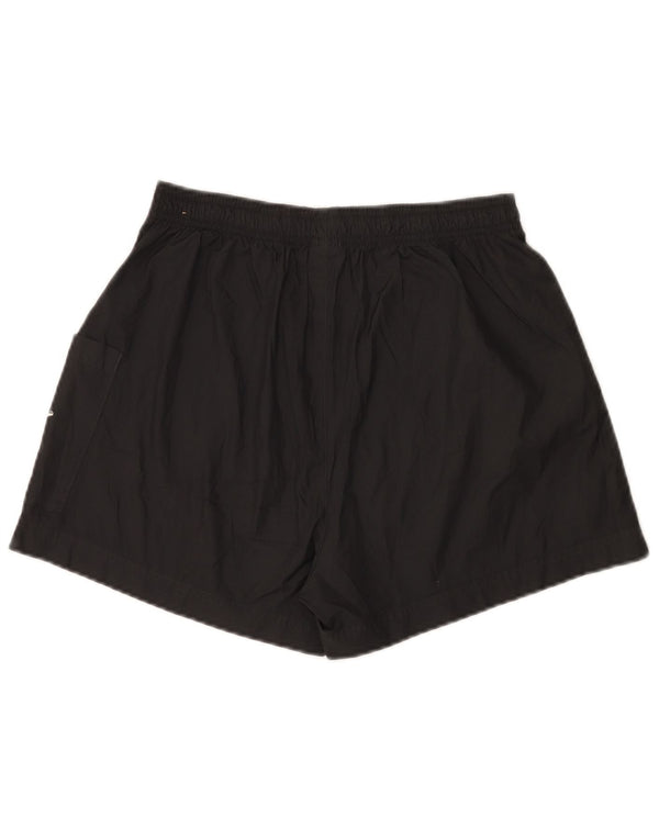 Nike Damen Graphic Sport Shorts UK 16 Large Schwarz Colourblock Polyester