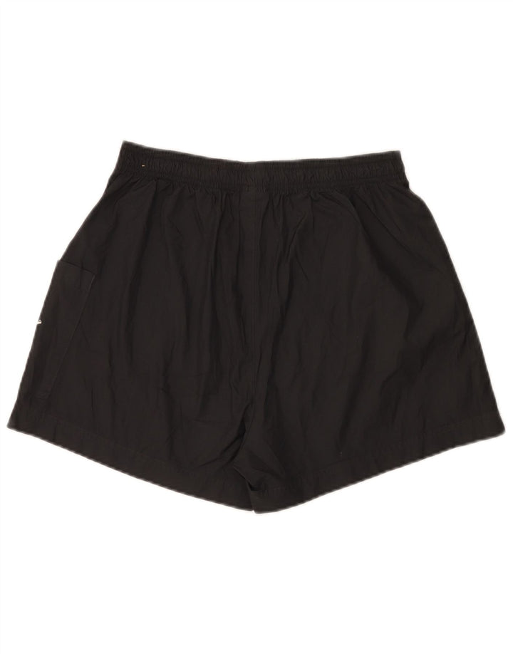 Nike Damen Graphic Sport Shorts UK 16 Large Schwarz Colourblock Polyester