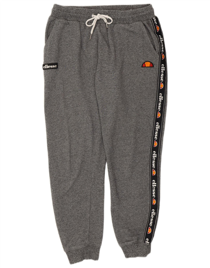 Ellesse Damen-Trainingshose, Jogginghose, UK 12, Mittelgrau, Farbblock