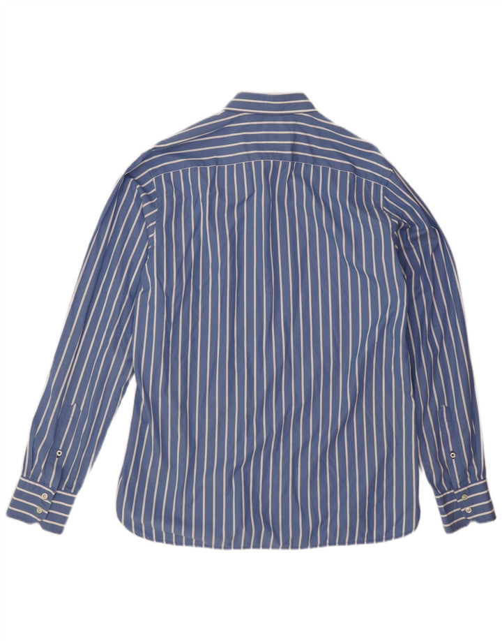 Tommy Hilfiger Herrenhemd, groß, blau gestreift, Baumwolle