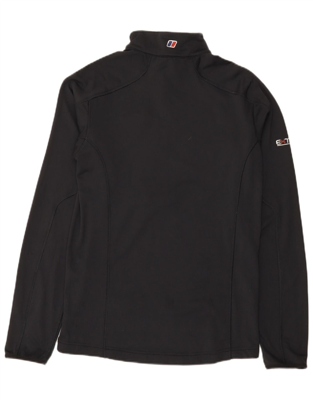 Berghaus Herren-Pullover-Trainingsanzugoberteil mit Reißverschluss, Mittelschwarz, Polyester