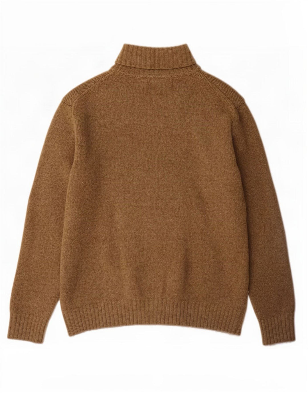 Rollkragenpullover für Herren von Zara, groß, beige Wolle