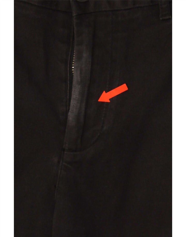Penguin Slim Chino-Hose für Herren, W32, L32, schwarze Baumwolle