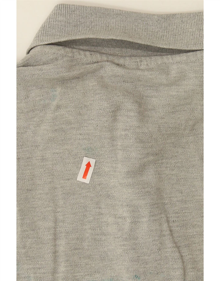 KAPPA Mens Polo Shirt Medium Grey Flecked Cotton Vintage Kappa and Second-Hand Kappa from Messina Hembry 